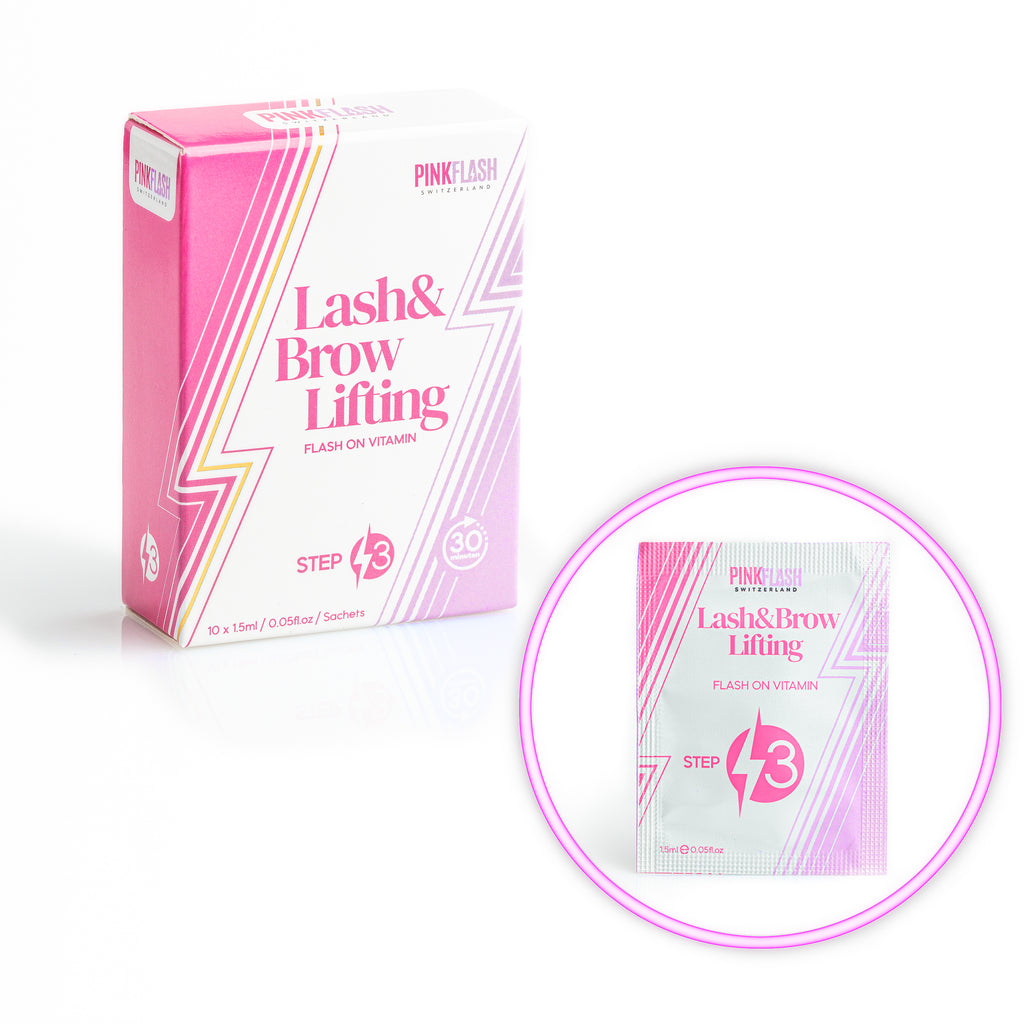 Lash & Brow Lifting Flash On 8 Vitamin - Step 3