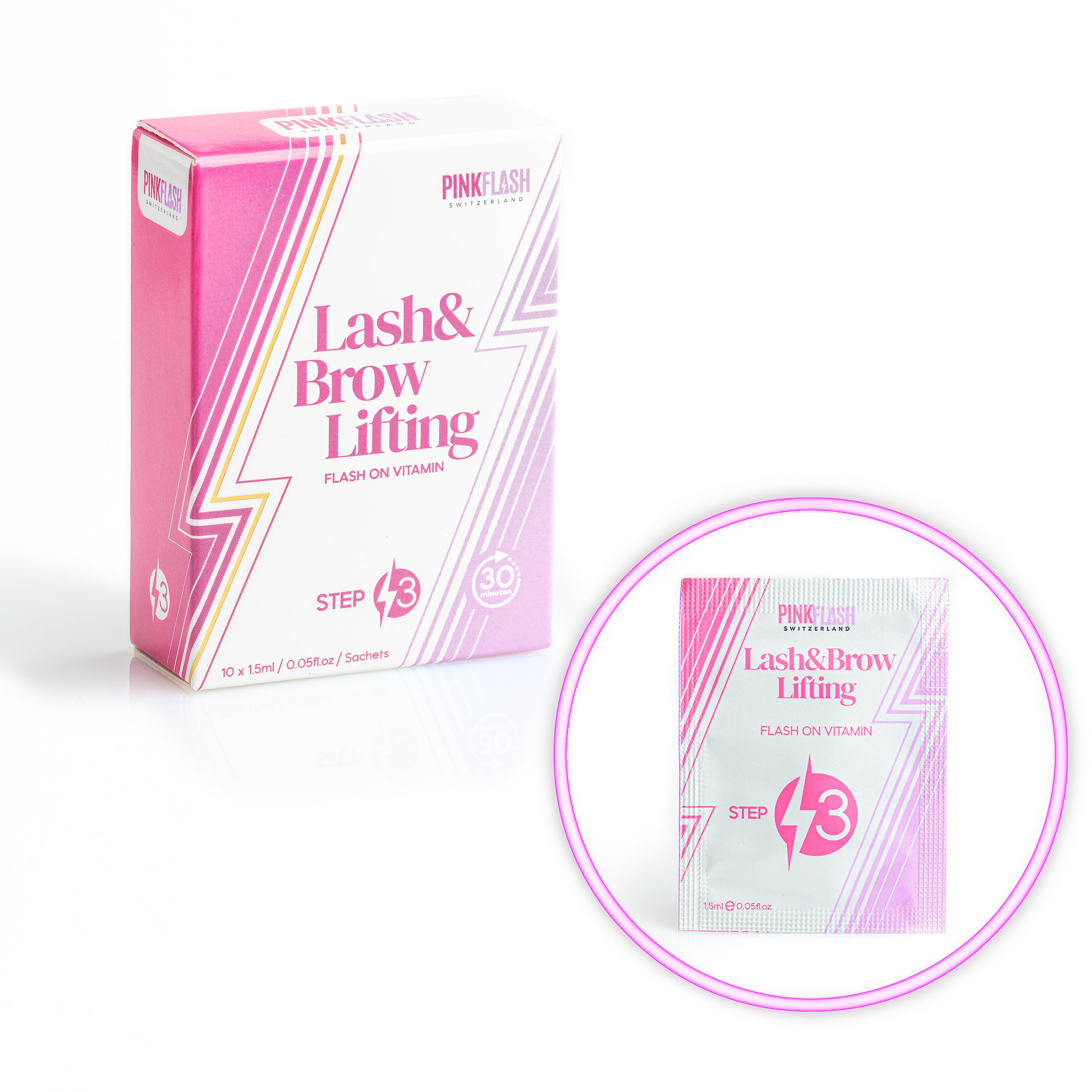 Lash & Brow Lifting Flash On 8 Vitamin - Step 3